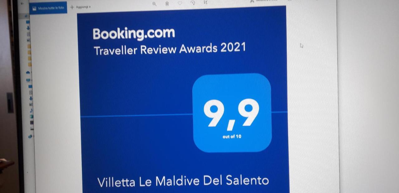 Villetta Le Maldive Del Salento Marina Di Pescoluse Eksteriør bilde
